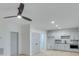 Finished basement featuring a wet bar and plenty of space at 1284 Six Sisters St, Dacula, GA 30019