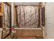Bathroom with shower/tub combo and updated flooring at 4115 Hicks Rd, Austell, GA 30106