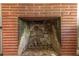 Brick fireplace with damaged interior needs repair at 4115 Hicks Rd, Austell, GA 30106