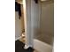 Small bathroom with shower stall and toilet at 1005 Ashby Ter, Atlanta, GA 30314