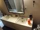 Bathroom with double vanity and a mirror at 1005 Ashby Ter, Atlanta, GA 30314
