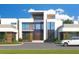 Modern house exterior with a sleek design and driveway at 1805 Trinidad, Stockbridge, GA 30281
