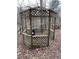 Wooden gazebo nestled in the woods at 3355 Smithtown Rd, Suwanee, GA 30024