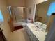 Bathroom with bathtub, shower, and vanity at 3355 Smithtown Rd, Suwanee, GA 30024