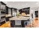 Spacious kitchen featuring granite countertops and dark wood cabinetry at 56 Mount Paran Rd, Atlanta, GA 30327