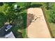 Aerial view of a riding arena with jumps at 2203 Arbor Hill Rd, Canton, GA 30115