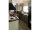 Kitchen with wood countertops and gray cabinets at 160 Scott Rd, Canton, GA 30115