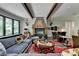 Relaxing living area with a rustic fireplace and ample natural light at 962 Chattooga Trce, Suwanee, GA 30024
