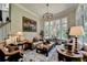 Spacious living room featuring a cozy seating area with large windows at 962 Chattooga Trce, Suwanee, GA 30024