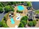 Resort-style pool with water features and multiple pools at 962 Chattooga Trce, Suwanee, GA 30024