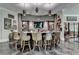 Home bar with seating and a sleek, modern design at 962 Chattooga Trce, Suwanee, GA 30024