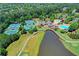 Aerial view of community amenities including tennis courts, pool, and clubhouse at 962 Chattooga Trce, Suwanee, GA 30024