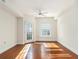Bright living room with hardwood floors and a view at 230 E Ponce De Leon Ave # 322, Decatur, GA 30030