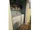 Laundry closet with washer and dryer and extra shelving at 286 Pauladean Se Cir, Marietta, GA 30067