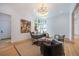 Bright home office with hardwood floors, large windows, and a stylish desk at 1235 Mount Paran Nw Rd, Atlanta, GA 30327