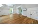 Large bedroom with hardwood floors, high ceilings, and a ceiling fan at 1235 Mount Paran Nw Rd, Atlanta, GA 30327