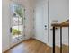 Elegant entryway with a glass French door and hardwood floors at 1235 Mount Paran Nw Rd, Atlanta, GA 30327