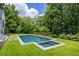 Relaxing rectangular pool with spa, perfect for outdoor entertaining at 1235 Mount Paran Nw Rd, Atlanta, GA 30327