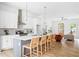 Modern kitchen with island, white cabinets, and open layout at 597 Federal Se Ter, Atlanta, GA 30315