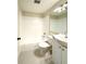 Clean bathroom with a white vanity and tiled floor at 1501 Clairmont Rd # 1917, Decatur, GA 30033
