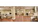 Community room with kitchen, seating area, and billiard table at 1501 Clairmont Rd # 1917, Decatur, GA 30033