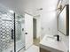 Updated bathroom features a walk-in shower and stylish vanity at 4254 River Green Nw Dr # 616, Atlanta, GA 30327