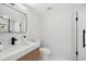 Modern bathroom with marble vanity and walk-in shower at 4254 River Green Nw Dr # 616, Atlanta, GA 30327