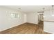 Living room with hardwood floors and neutral walls at 3655 Leisure Ln, Atlanta, GA 30349