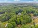 Aerial view showing home, pool, and expansive wooded lot at 3992 Doc Sams Rd, Cumming, GA 30028