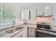 Modern kitchen with stainless steel appliances and granite countertops at 2666 Blount St, Atlanta, GA 30344