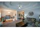 Open living area with hardwood floors and built-ins at 37 Red Fox Trl, Euharlee, GA 30145