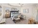 Large main bedroom with a king-size bed and seating area at 204 Epping Street # 2, Stockbridge, GA 30281