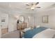 Bright bedroom with a comfortable bed and view at 204 Epping Street # 2, Stockbridge, GA 30281