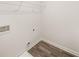 Laundry room with shelving and vinyl wood flooring at 204 Epping Street # 2, Stockbridge, GA 30281