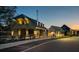 Community clubhouse and surrounding area at night at 52 Spirea Way, Auburn, GA 30011