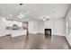 Open floorplan with kitchen, living room, and dining area at 5586 Cannonade Ln, Stonecrest, GA 30058