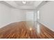 Large main bedroom with hardwood floors and double doors at 2669 Saint Paul Sw Dr, Atlanta, GA 30331