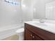 Clean bathroom with a vanity and bathtub at 2669 Saint Paul Sw Dr, Atlanta, GA 30331