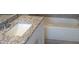 Bathroom with granite countertop and bathtub at 559 Fundao Ln # 21, Lawrenceville, GA 30046