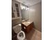 Bathroom with granite vanity and a large medicine cabinet at 2955 Seven Pines Ln # 206, Atlanta, GA 30339