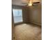 Bright bedroom with carpeted floor and ceiling fan at 2955 Seven Pines Ln # 206, Atlanta, GA 30339