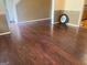 Dark hardwood floors in the dining room at 4870 Hairston Park Sq, Stone Mountain, GA 30083