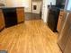 Kitchen with wood flooring and stainless steel appliances at 4870 Hairston Park Sq, Stone Mountain, GA 30083