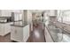 Eat-in kitchen with granite countertops and stainless steel appliances at 437 Livingston Pt, Acworth, GA 30102