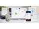 Smart home devices including thermostat, doorbell, and locks at 12000 Conrad Cir, Hampton, GA 30228