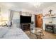 Living room with couches, coffee table, and fireplace at , Atlanta, GA 30318