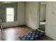 Small kitchen with white cabinets and tile floor at 126 Irvin St, Jonesboro, GA 30236