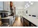 Modern kitchen with large island and stainless steel appliances at 1587 Alder Se Ct, Atlanta, GA 30317