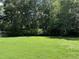 Large backyard surrounded by trees and greenery at 1799 Brandy Woods Se Trl, Conyers, GA 30013