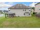 Private backyard with gazebo and green lawn at 5410 Whisper Ct, Cumming, GA 30028